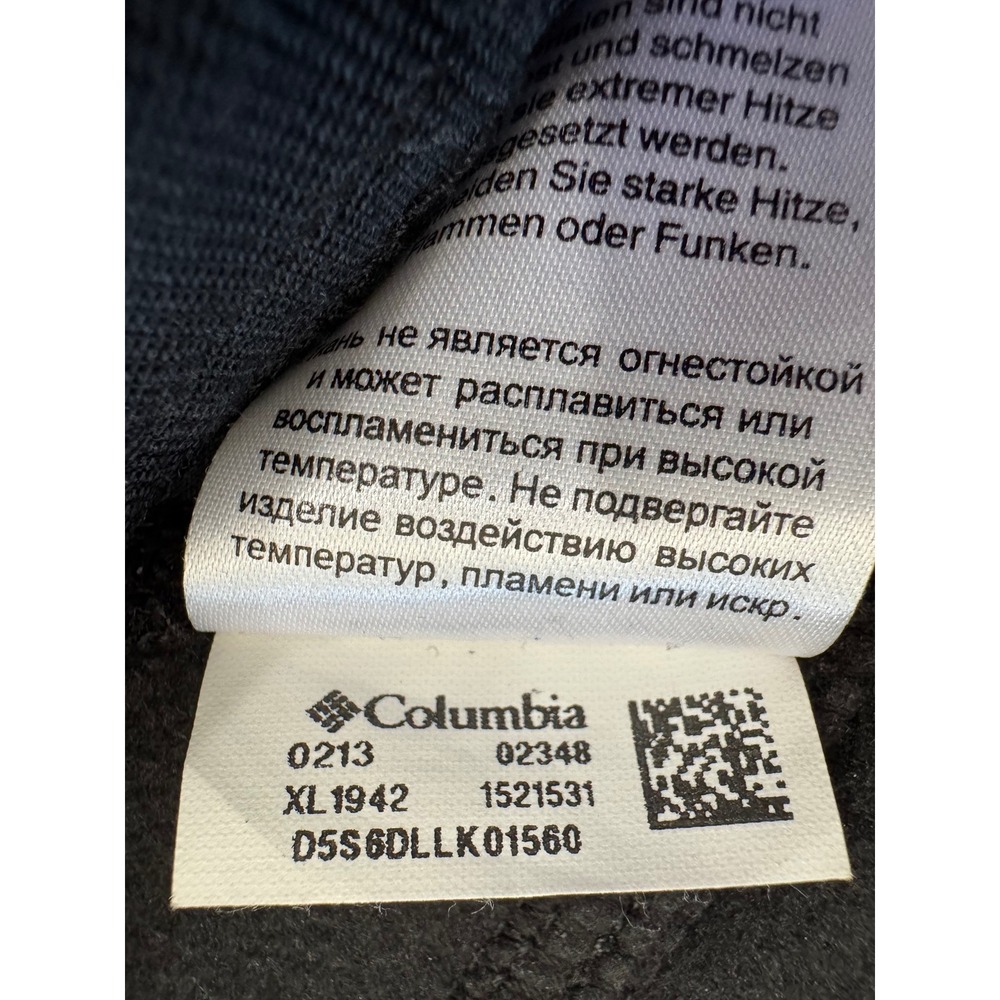 Columbia Kansas Jayhawks KU Fleece Vest Womens Small‎ Black Full Zip XL1942 - Picture 5 of 10